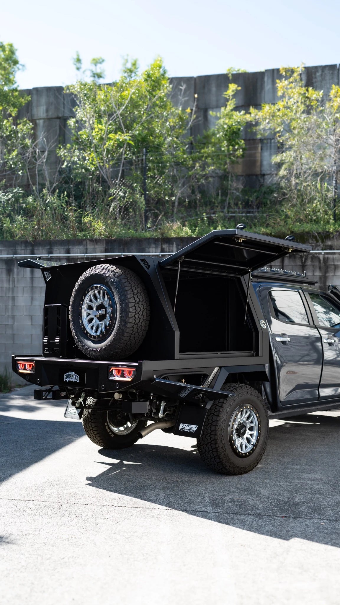 Enhanced Autowerks aluminium ute tray and canopy