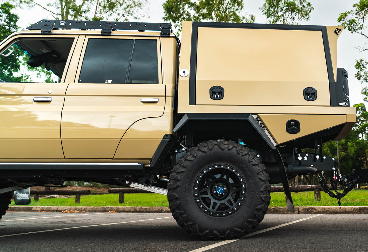 Toyota LandCruiser 79 Series with Enhanced Autowerks aluminium ute tray